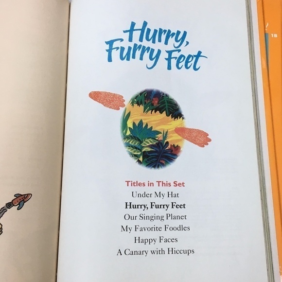 Vintage 90s Childrens Book Hurry Furry Feet Celebrate Reading Classroom Dr Seuss - Picture 3 of 12